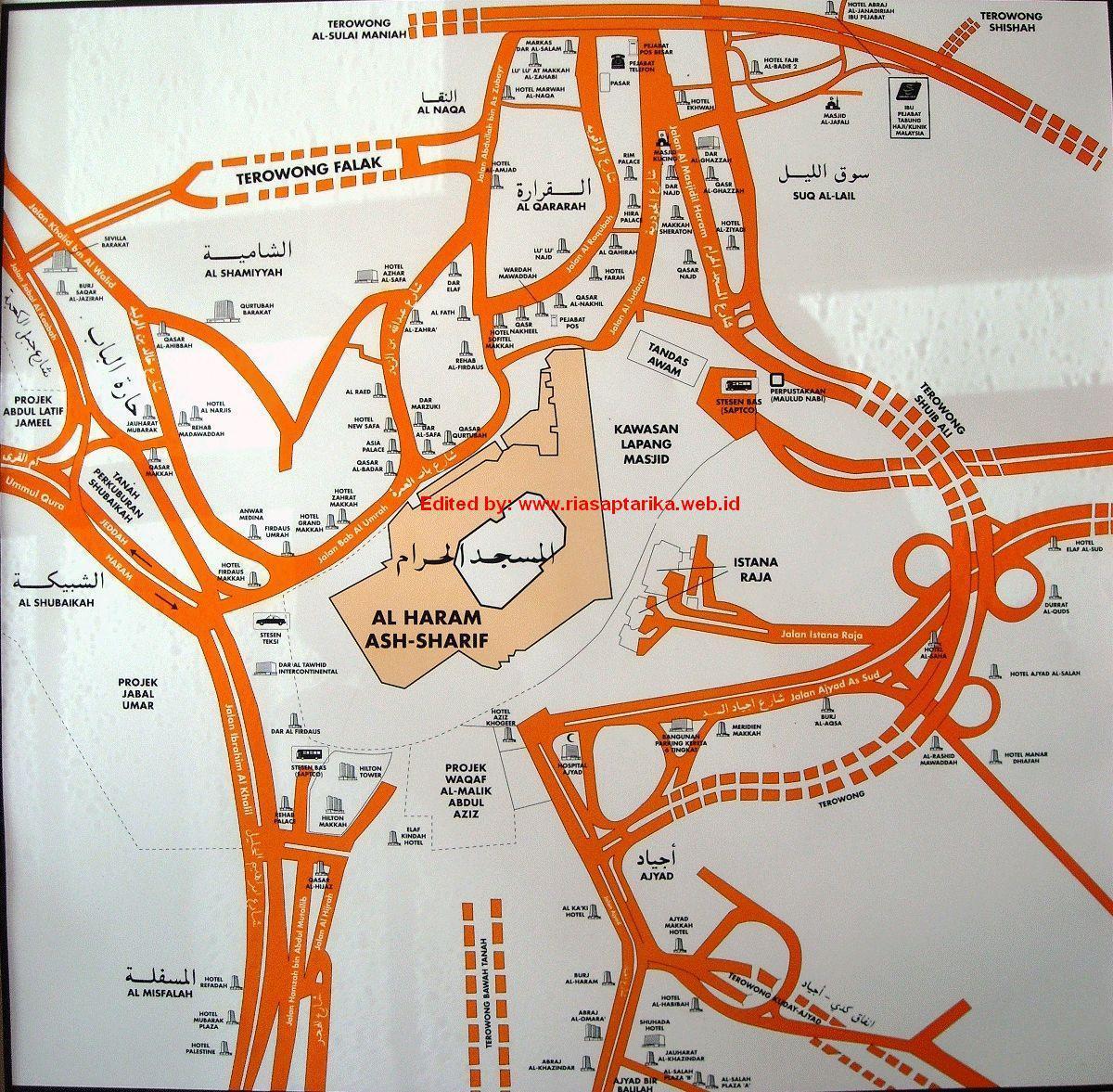 harta e misfalah Mekë hartë