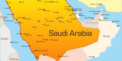 Mekë arabia saudite hartë